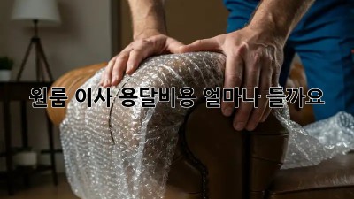 원룸 이사, 용달비용 얼마나 들까요?